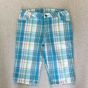 Plaid Bermuda shorts